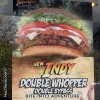 BK Indy Whopper Burger Kings\' Indy Double Whopper