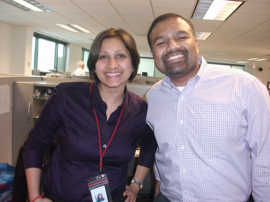 Last day in the office with Sai and I