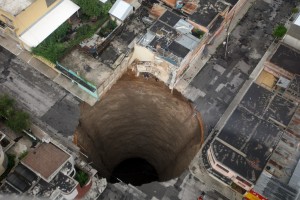 Sinkhole in Guatemala City