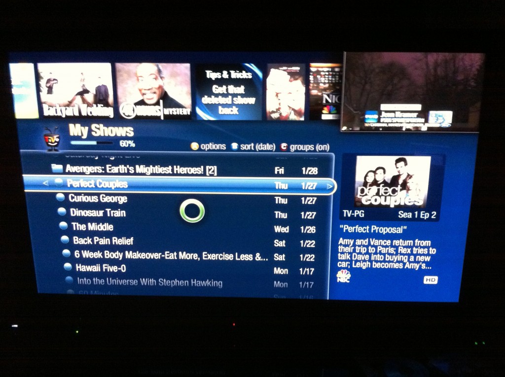 02012010 Tivo Premiere Spinning Wheel of Death